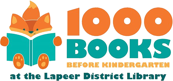 1000 Books Before Kindergarten at the Lapeer District Library graphic