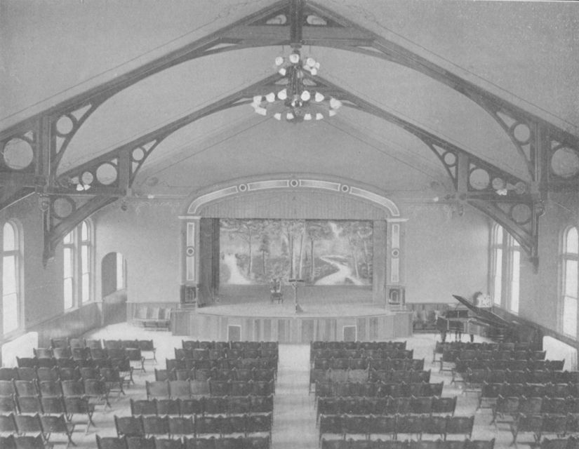 Interior view of Oakdale Home Chapel