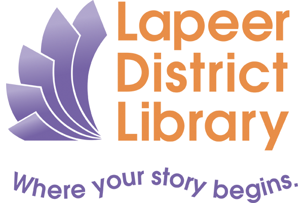 Lapeer District Library logo: Where Your Story Begins