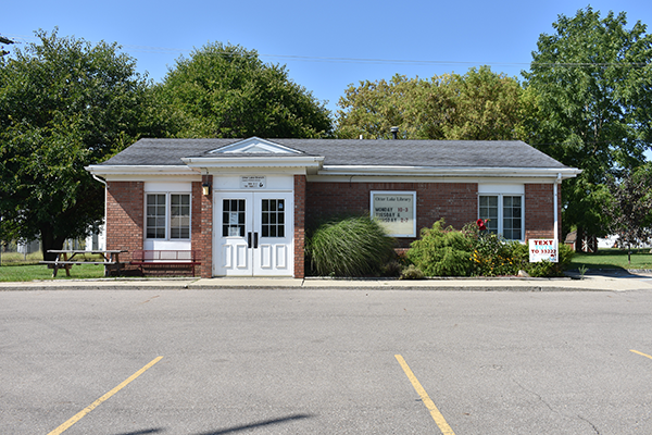 Exterior shot of the Otter Lake Branch Library