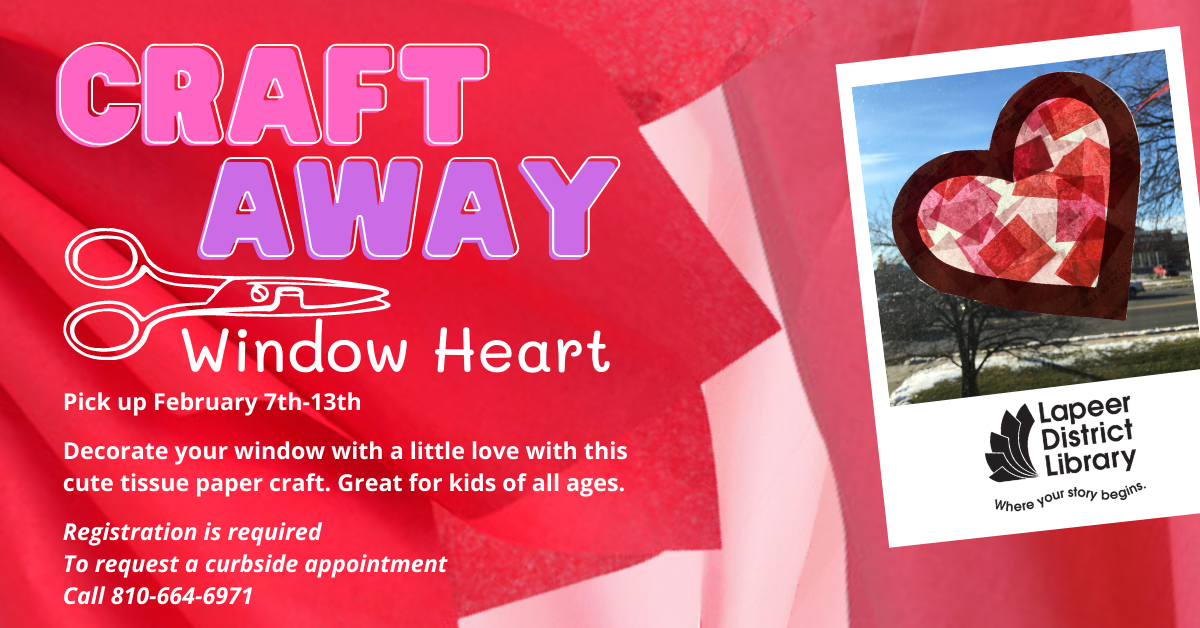 Craft Away Window Heart 