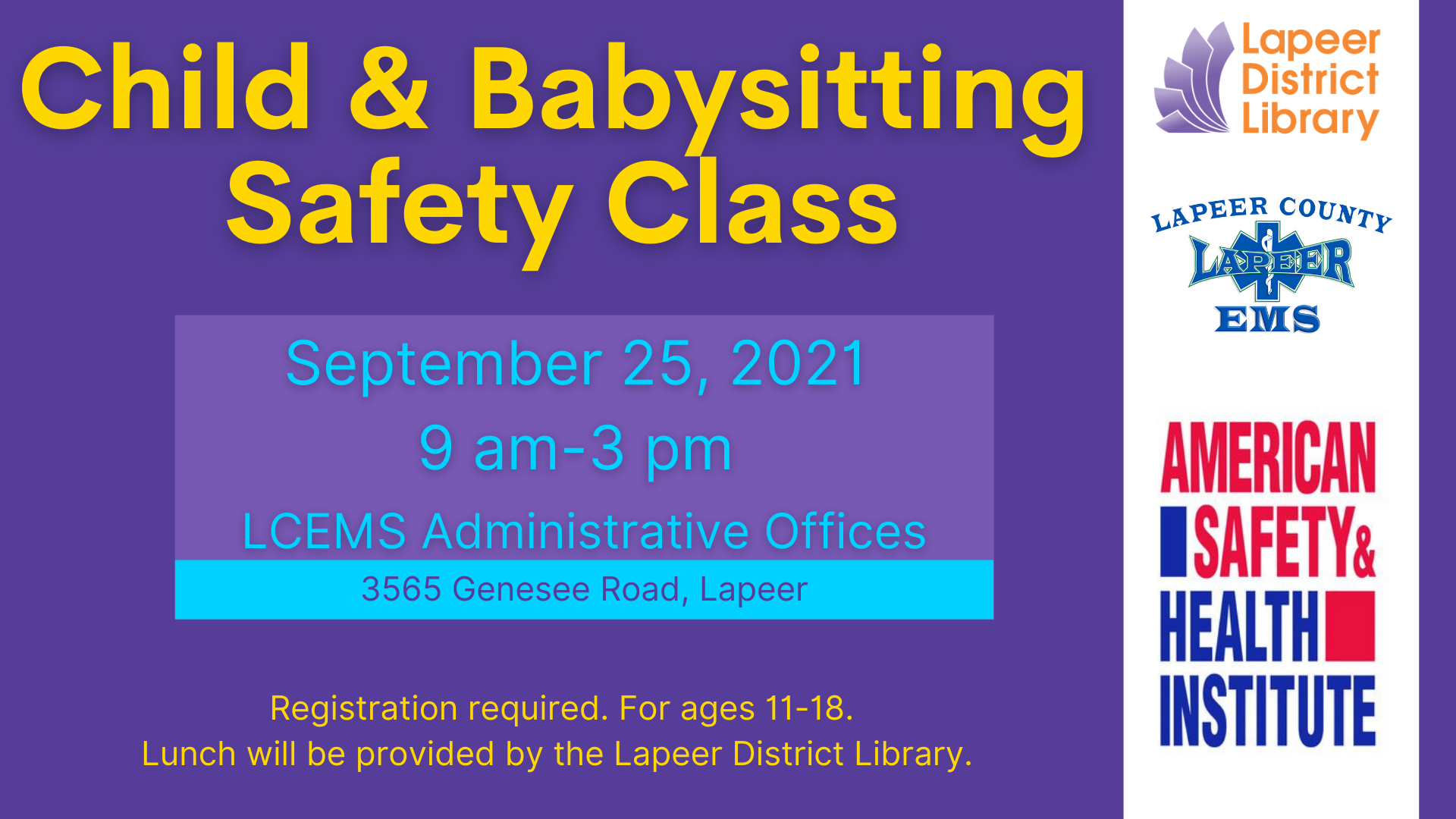 Child & Babysitting Safety Class