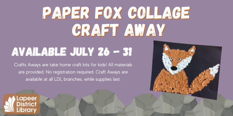 Paper Fox Collage Craft Away