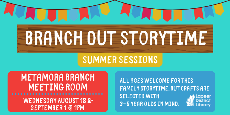 Branch Out Storytime at Metamora 