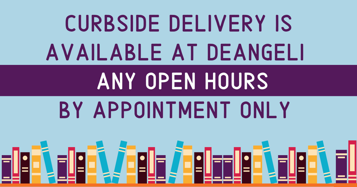 Curbside Delivery is available at deAngeli during any open hours 