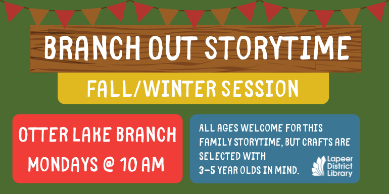 Branch Out Storytime Otter Lake 