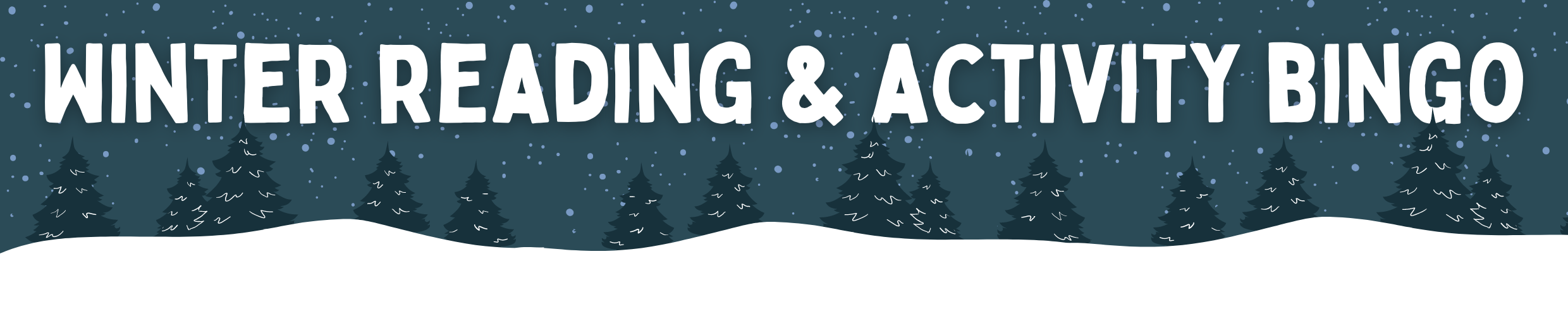 Winter reading  & activity bingo