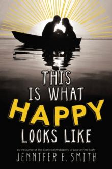 Book cover for "This is what happy looks like"