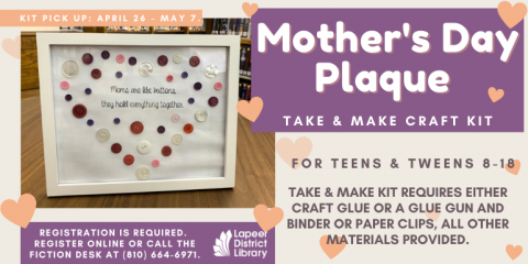 Mother's Day Plaque