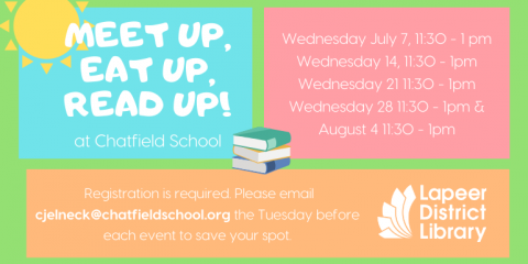 Meet Up, Eat Up and Read Up