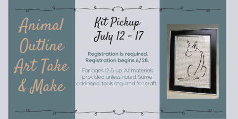 Animal Outline Art Take & Make