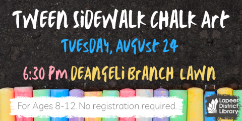 Tween Sidewalk Chalk Art