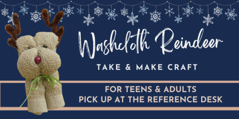 Washcloth Reindeer Take & Make 