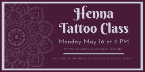 Henna Tattoo Class 