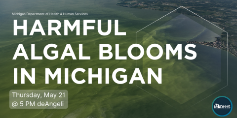  Harmful Algal Blooms in Michigan  Thursday, May 21 @ 5 PM deAngeli Michigan Department of Health & Human Services