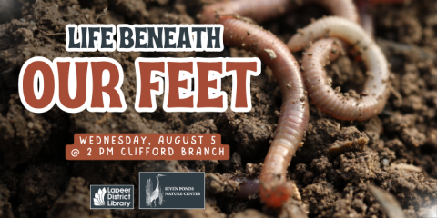Wednesday, August 5 @ 2 PM Clifford Branch our feet Life beneath