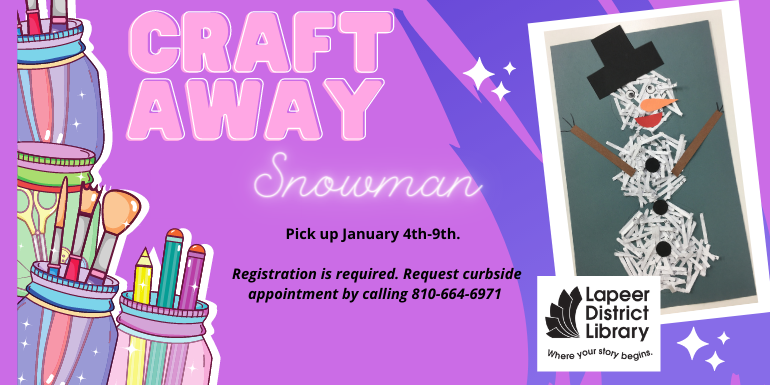 Snowman Craft Away