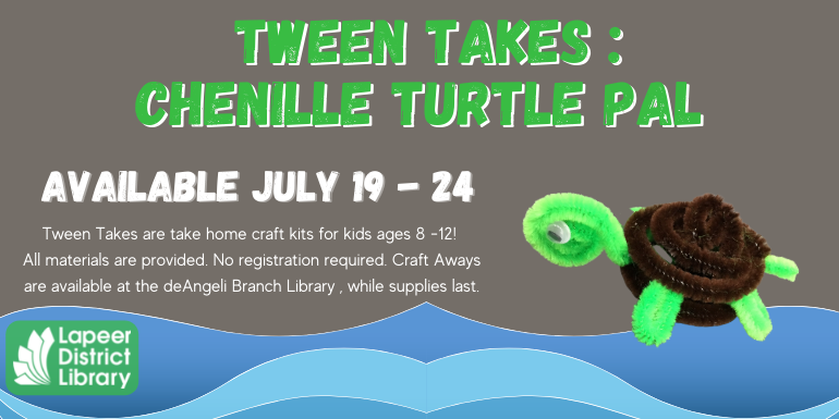 Chenille Turtle Pal Tween Take