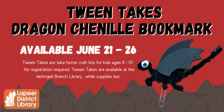 Dragon Chenille Bookmark