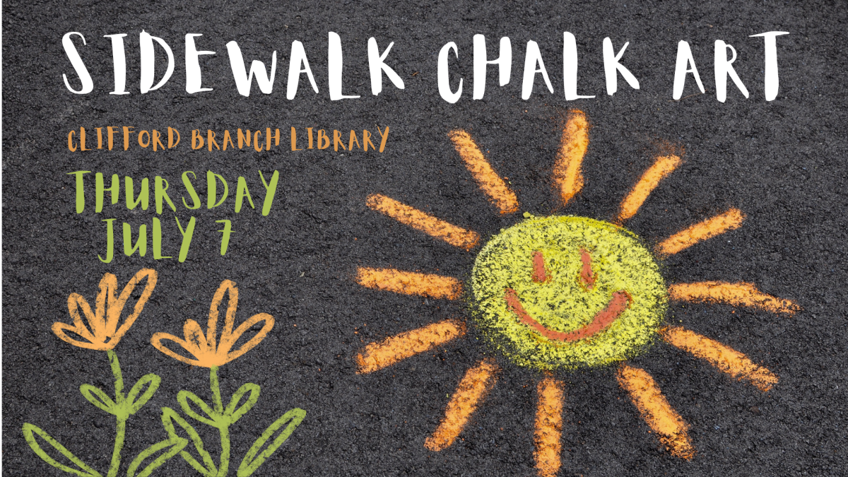 Clifford SideWalk Chalk Art